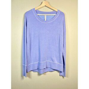 Athleta Coaster Luxe Sweatshirt Pullover Thumbholes‎ Purple Women's Size M